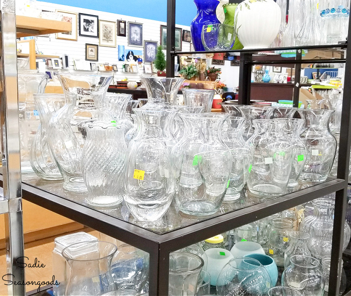 Glassware at the Charlotte Region ReStore